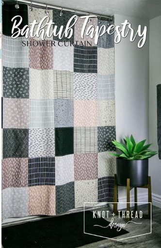 [KAT-105] Bathtub Tapestry Curtain Pattern by Kaitlyn Howell for Knot & Thread
