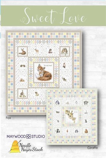 [NH-1835] Sweet Love Quilt Pattern By Tiffany Hayes For Maywood Studio