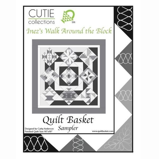 [QB-INEZSWALK] Cutie Collections Inez'S Walk Around The Block Pattern Designed By Cathy Anderson  