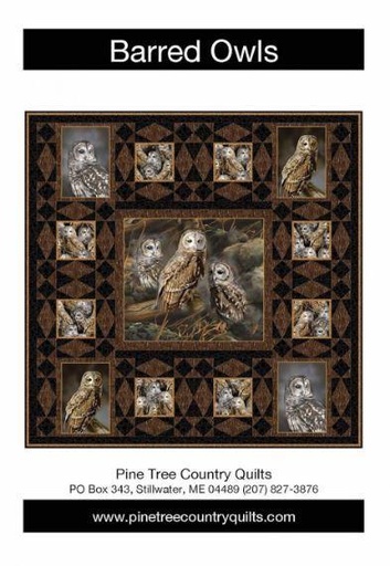 [PTC-1685] Barred Owls By Pine Tree Country Quilts