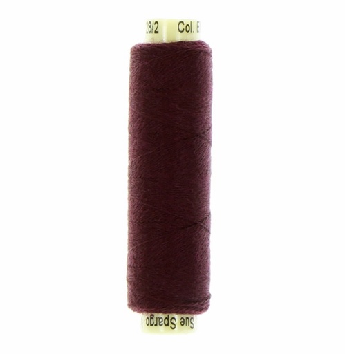 [SSP-EN26] Ellana Black Cherry Wool Thread By Sue Spargo For Wonderfil