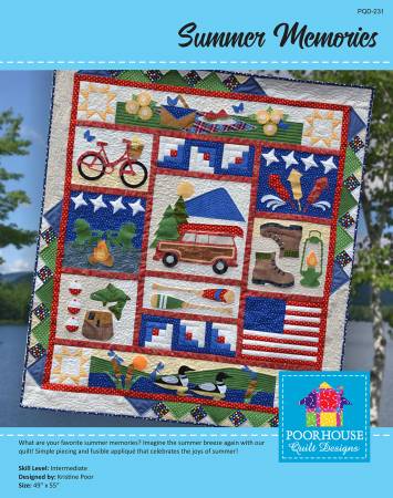 [PQD-231] Sumer Memories Pattern by Poorhouse Quilt Designs